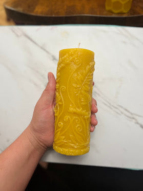 Beeswax Pillar Candle