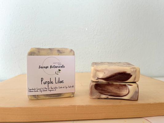 Purple Lilac Goat Milk Soap