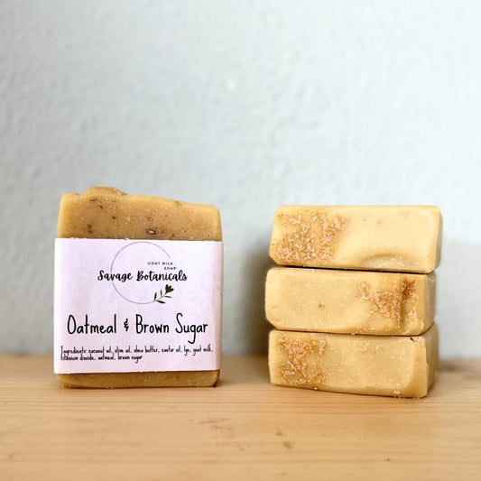 Oatmeal and Brown Sugar Goat Milk Soap