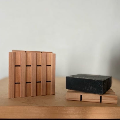 Cedar Soap Stand