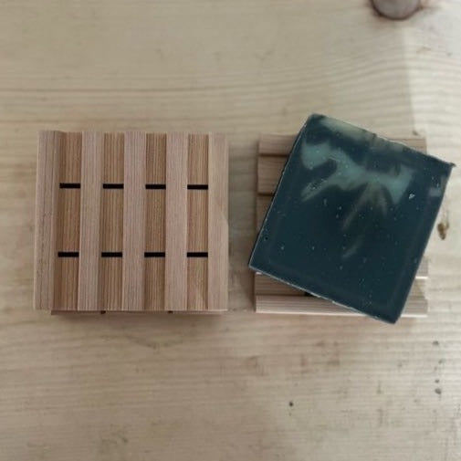 Cedar Soap Stand