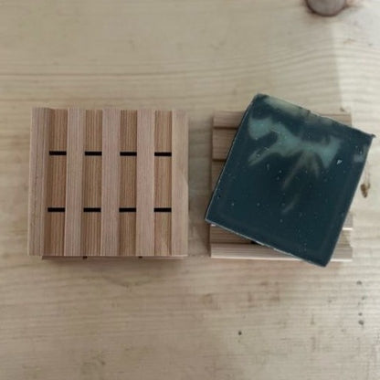 Cedar Soap Stand